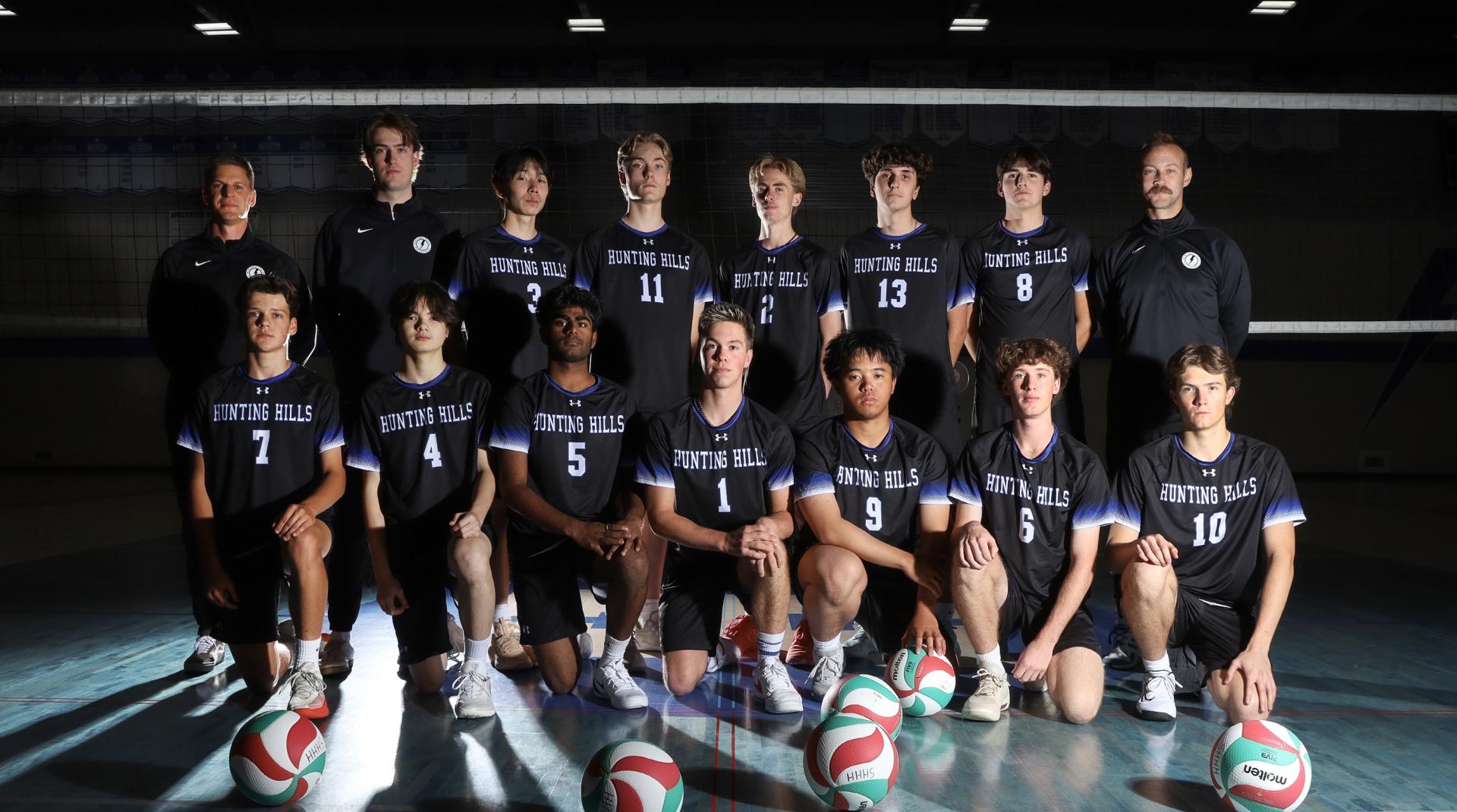 Hunting Hills High Team History: Finished the season with a 21-5 record, defeating zone rivals Notre Dame 3-1 in the Championship game.Finished the season with a 21-5 record, defeating zone rivals Notre Dame 3-1 in the Championship game.