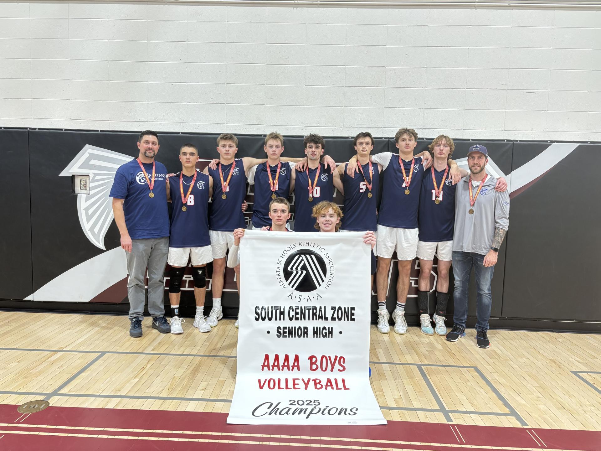 Strathmore High Team History: The Strathmore Spartans started off their first year in 4A in with a hot start taking a tournament win at the University of Augustana, followed by a third place finish at the University of Alberta tournament where they competed against some of the best 5A teams in the province. Upon returning from the break, the guys were right back into form winning our own Home Tournament on Halloween weekend. The guys are very excited to be here in our first year at this level and cant wait!