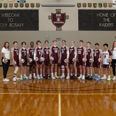 Holy Rosary Team History: Our road to the championship has been defined by growth, resilience, and trust. As a fairly young team, we’ve worked hard to build our chemistry and strengthen our system, pushing each other to improve every week. With a season record that reflects both our battles and our progress, we now look ahead to the weekend excited to see just how much higher we can climb in our chemistry and execution on the court.